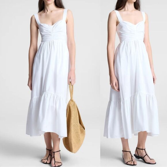 Nwt A.L.C. Lilah II Cotton Midi Dress - Picture 1 of 9